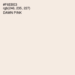 #F6EBE3 - Dawn Pink Color Image